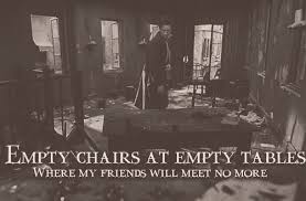 Maybe you would like to learn more about one of these? Empty Chairs At Empty Tables Tumblr On We Heart It
