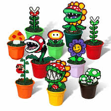 Mario Pots Perler Bead Mario Pixel Beads Hama Beads Mario