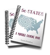 You can use our amazing online tool to color and edit the following 50 states coloring pages. 50 States A Mandala Coloring Book In All You Do