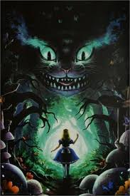 Alice in Wonderland - Cheshire Cat - Black Light Poster