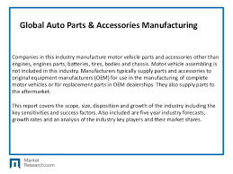 Global Auto Parts And Accessories Manufacturing By Ibisworld