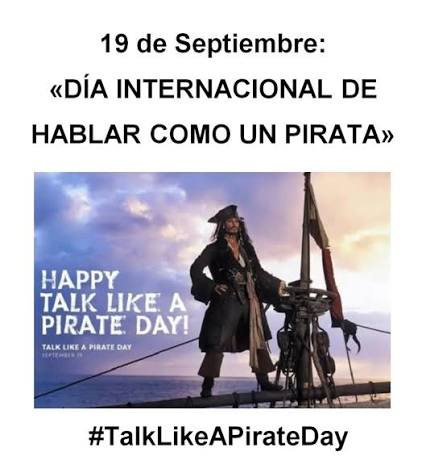Día Internacional de Hablar como un Pirata
