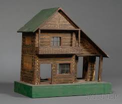 It was constructed from a duracraft kit that is no longer produced, although it can be still be located online. Bliss Type Adirondack Style Dollhouse And Arts Crafts Wooden Dollhouse Furniture 2504 446 Skinner Auctioneers