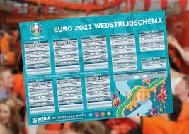 Ek 2021 Wedstrijdschema A3 Gepersonaliseerd 030mediamanagement