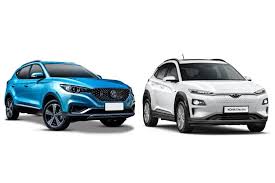Compare the 2021 hyundai kona electric against the competition. Mg Motor Zs Ev Hyundai Kona Electric Esuvs Compared On Price Size Power And Range Autocar India