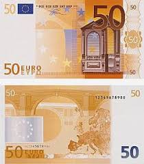 Originalgröße gefaltet, weil damit die faltkanten am besten sichtbar sind. Euro Geldscheine Eurobanknoten Euroscheine Bilder