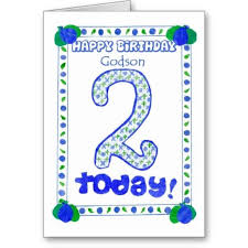 Happy Birthday Wishes For My Godson 2nd Birthday Card For A Godson Zazzle Com Birthday Blessings Happy Birthday Godson Birthday Wishes For Love