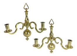 Maybe you would like to learn more about one of these? 2 Vintage Solid Brass Candle Wall Sconces Home Living Candlestick Holders Safarni Org