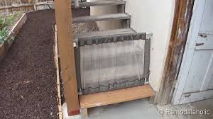Goodness, where is the time going these days?! Diy Outdoor Tall Baby Gate For Deck Stairs