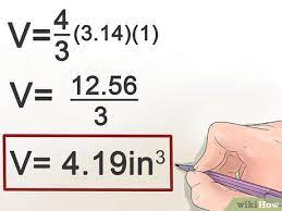 What is volume of sphere. How To Calculate The Volume Of A Sphere 5 Steps With Pictures