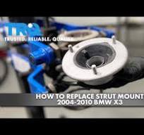 How to Replace Strut Mount 2004-2010 BMW X3 - YouTube