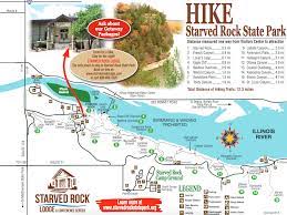 Starved Rock Hiking Map Chasing Waterfalls In Illinois: Starved Rock State Park! - Trailer Traveler