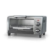 Black Decker Air Fryer Toaster Oven 4 Slice Home Toaster Countertop Oven Stainless Steel Toaster