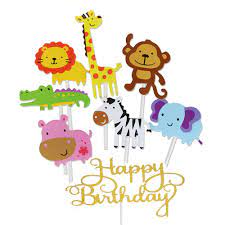It's time to plan a baby shower. Jatidne 30 Pack Zoo Animal Cupcake Toppers Safari Jungle Themed Cake Topper For Birthday Baby Shower Party Decoration Buy Online In United Arab Emirates At Desertcart Ae Productid 61447878