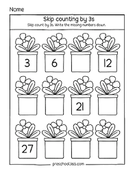 This worksheet has made enormous use of real life objects to illustrate skip counting by 2s, 5s and 10s. Free Skip Counting In 2s 3s 5s And 10s For 5 Year Olds Preschool365