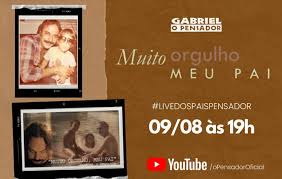 Gabriel O Pensador Homenageia O Pai Em Live Bombada Para O Dia Dos Pais Ofuxico