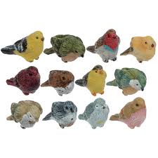 Look in the toy section at dollar tree for the small dollhouse furniture pieces they have. Miniature Birds Hobby Lobby 746487