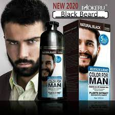 Creme of nature color mens natural black. Black Beard Permanent Hair Dye Shampoo Natural 200ml Beard Dye Men Cover Gray Wish