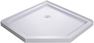 Maybe you would like to learn more about one of these? Dreamline Slimline 36 In D X 36 In W X 2 3 4 In H Corner Drain Neo Angle Shower Base In White Dlt 2036360 Acrylic Shower Pans Amazon Com