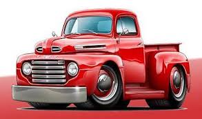 Image result for Red 1949 Truck