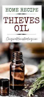 Thieves Oil Recipe Homemade All Purpose Essential Oil Blend Thieves Oil Thieves Oil Recipe Oil Recipes