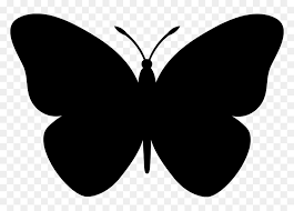 Now you can easily add them to your drawings and artwork. Butterfly Silhouette Stencil Clip Art Simple Butterfly Clip Art Hd Png Download Vhv