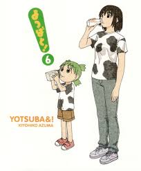 Yotsuba & Fuuka drink milk | Yotsuba manga, Anime, Literature art