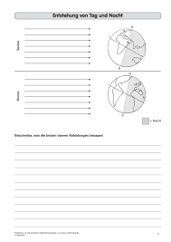 Sekundarstufe Unterrichtsmaterial Erdkunde Geografie Erde Umwelt Klima Entstehung Von Tag Und Nacht