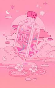 Cloudy Pink Fiji Water In 2021 Pink Wallpaper Anime Kawaii Wallpaper Pastel Pink Aesthetic