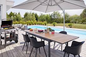 Votre futur mobilier de jardin est a portee de clic. Salon De Jardin Morlaix Annecy Table 6 Fauteuils Castorama