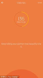 Pregnancy app for dads australia. Who S Your Daddy App Launched To Help Expecting Fathers Daily Mail Online