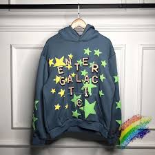 Reflective Plant Flea Market Kid Cudi Enter Galactic Hoodie Hooded 1 1 Best Quality Fluorescent Green Stars Cpfm Xyz P In 2020 Sweatshirts Hoodie Cheap Hoodies Hoodies