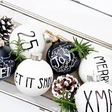 Diy Black White Ornaments Black Christmas Tree Decorations White Christmas Ornaments White Christmas Decor