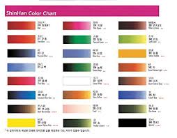 Shinhan Professional Artists Korean Colors 12 18 24 A B Colors 20ml Tube Set 24colors B