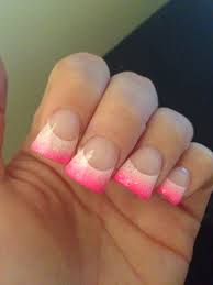 Hot Pink Ombre Wide Nails Neutral Nails Hot Nails Colorful Nail Designs