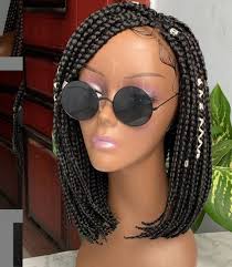 Which is better to use for single braids/individual braids? Bob Box Braided Wig Custom Made On Single Part Human Hair Etsy