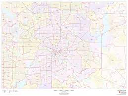 Texas City Zip Code Map Dallas, Texas Zip Codes - 48" X 36" Paper Wall Map: Buy Online At Best  Price In Uae - Amazon.ae