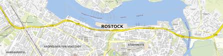 Detaillierte karte rostock mit der möglichkeit herauszuzoomen und zu zoomen. Download Stadtplan Rostock