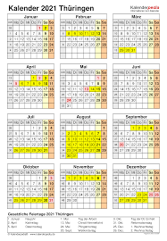 Kalender märz april 2021 als kostenlose vorlagen. Kalender 2021 Thuringen Ferien Feiertage Pdf Vorlagen