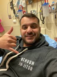 nervous to do my first class. worried about horror stories of mat bullies  or someone who rolls and tries to tear limbs off. i got work in the  morning. i also work