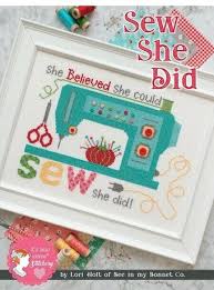 Sew She Did Cross Stitch Chart