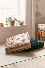 Ruthie Velvet Floor Pillow Floor Pillows Floor Cushions Floor Seating