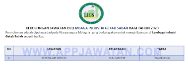 Commonly known as the sabah rubber industry board in english. Jawatan Kosong Terkini Di Lembaga Industri Getah Sabah Appjawatan Malaysia