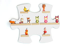 Regal Puzzle Weiss Passend Fur Tonies Tonies Figuren Puzzleteil Grun Und Grau