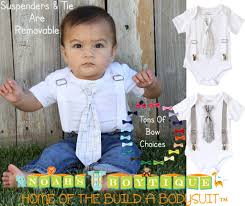 Baptism Outfits For Baby Toddler Boys Cross Tie With Suspenders Noah S Boytique