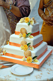 By Helen G Events Wedding Cake Jamaica 3 Tier Wedding Cake Square Wedding Cake Jamaica Wedding Square Wedding Cakes Wedding Cake Peach Wedding Cake Prices
