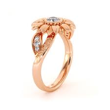 Camellia engagement ring