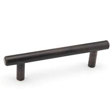 Bronze cabinet, furniture, drawer, and appliance pulls from van dyke's restorers®. Richelieu Hardware 4 1 4 In 108 Mm Center To Center Brushed Oil Rubbed Bronze Steel Contemporary Drawer Pull Bp205108borb The Home Depot