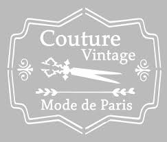 Pochoir Adhesif 30 X 20 Cm Affiche Couture Vintage Pochoir Pochoirs Gratuits Couture Vintage