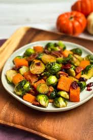 Here's a recipe that showcases brussels sprouts and lovely delicata squash that couldn't be easier. Maple Glazed Roasted Brussels Sprouts And Butternut Squash 31 Daily